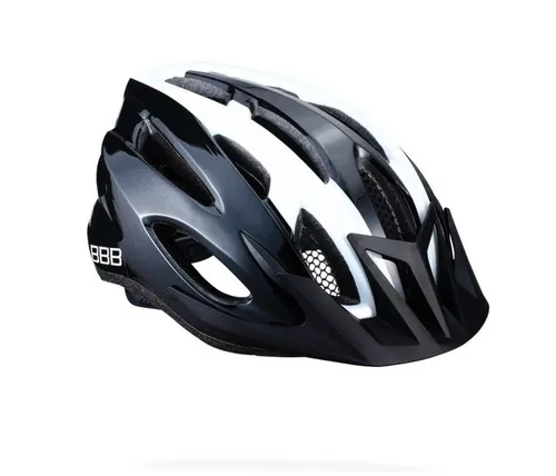 BBB BHE-35 Fahrradhelm, Unisex Gr.M 54-58cm - Fahrradhelme für Radsport und Mountainbiken, mit integriertem Visier für zusätzlichen Schutz und Komfort.