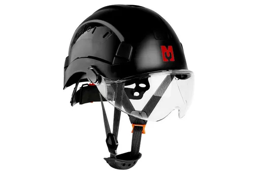 Mustbau Schutzhelm EN397 - Verstellbar und Strapazierfähig - Kopfschutz mit verstellbarem Kopfumfang von 53 bis 63 cm, aus strapazierfähigem ABS-Material, ideal für Sicherheit und Komfort bei der Arbeit.