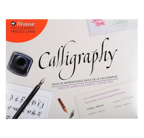 EXACOMPTA Kalligraphie-Stift Brause Kalligraphie Lernbögen 10Bl