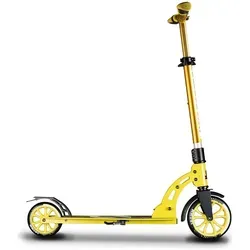 Globber Six Degrees Aluminium Scooter Junior 180 mm - Roller/Kickboards für Kinder ab 6 Jahren, max. 100 kg. Mit 180 mm PU-Rollen für ein reibungsloses Fahrgefühl und 5-fach höhenverstellbarem Lenker für optimalen Komfort.