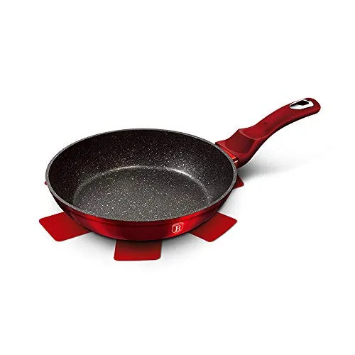 Berlinger Haus Granitbratpfanne 24cm Red Metallic Line 8277 von Berlinger Haus