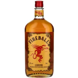 Fireball RED HOT Liqueur mit Zimt & Whisky 0,7l