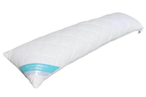 Betten Hofmann Relax Orthopädisches Seitenschläferkissen Lagerungskissen Stillkissen 40 X 140 cm mit Reißverschluß, Füllung regulierbar, waschbar, Bezug Baumwolle