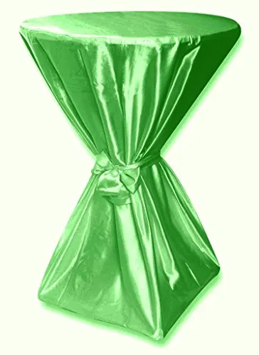 Stehtischhusse 80 cm grün mit Schleife