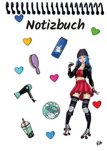 A 5 Notizblock Manga Enora, weiß, liniert | E&Z Verlag GmbH | Deutsch | 2023