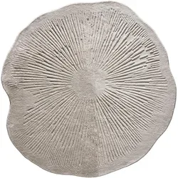 benuta Pop Waschbarer Kurzflor Teppich Pam Grau ø 120 cm - Moderner Kurzflor-Teppich für dein Wohnzimmer, der Eleganz und Gemütlichkeit vereint. Waschbar und pflegeleicht, ideal für jeden Raum und jeden Stil.