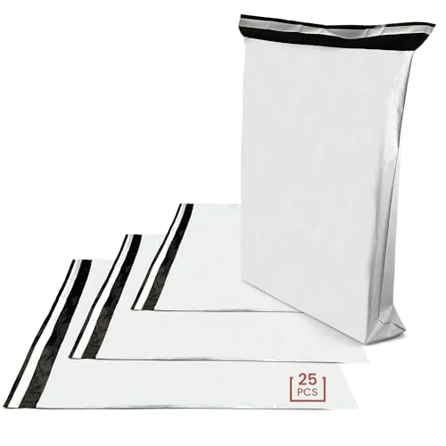 Netuno 25 Folien Versandtaschen 35 x 46 cm Verpackungen zum verschicken Versandtaschen vinted Plastikbeutel Folienversandtaschen Kleidung Textilien t-shirt bags packaging