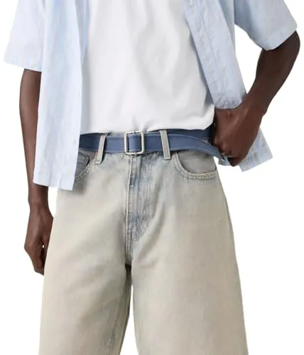 Levi's® Stoffgürtel washed blau 90 in blau von Levi's