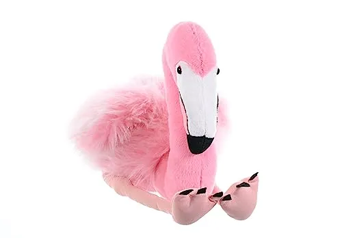 Wild Republic Plüsch Flamingo, Cuddlekins Kuscheltier 30cm - Stofftier & Teddybären: Realistisches Flamingo-Kuscheltier mit umweltfreundlicher Füllung aus recycelten Materialien, ideal als sicheres Lernspielzeug für Kinder.