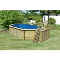 Produktbild Karibu Pool 4 Set KDI mit Sonnenterrasse B