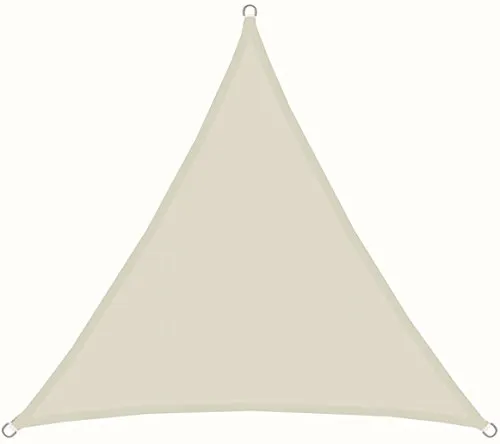 AMANKA 98% UV Schutz Sonnensegel 3x3x3m - Sonnenschutz für Balkon und Terrasse mit 98% UV-Schutz und wasserabweisender PU-Beschichtung. Ideal als Sichtschutz und Windschutz für Garten, Pool und Camping.