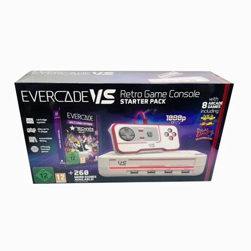 Blaze Evercade VS Starter Pack inkl. Controller + Technos Arcade 1 Retro Konsole