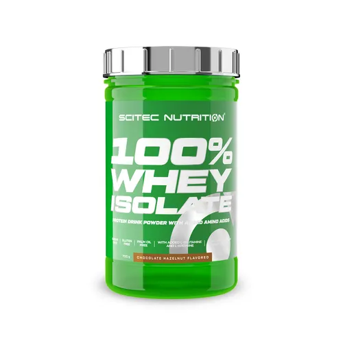 Scitec Nutrition 100% Whey Isolate 700g Pulver - Whey Kategorie mit höchster Qualität, enthält reines Molkeprotein-Isolat für verbesserte Aufnahme und optimale Ergebnisse beim Training.