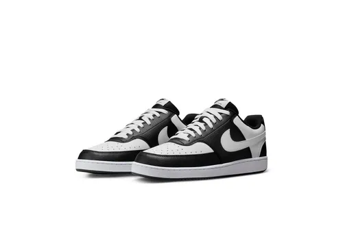 Nike Court Vision Low - Weiss: Klassischer Basketball-Look - Sneaker mit griffigem Kunstleder und genähten Overlays, ideal für den modernen Sport-Lifestyle und bietet gleichzeitig eleganten Komfort.