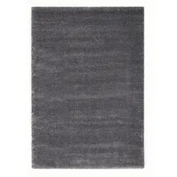 Novel Hochflorteppich Bellevue, Dunkelgrau, 240x290 cm - Rechteckiger Hochflorteppich in Dunkelgrau (240 x 290 cm) aus 100% Polypropylen. Pflegeleicht und vielseitig einsetzbar, verleiht er jedem Raum eine stilvolle Note.