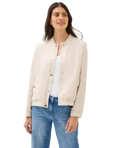 CECIL Damen 2115541 Papertouch Blouson, Light Beige, XXL von CECIL