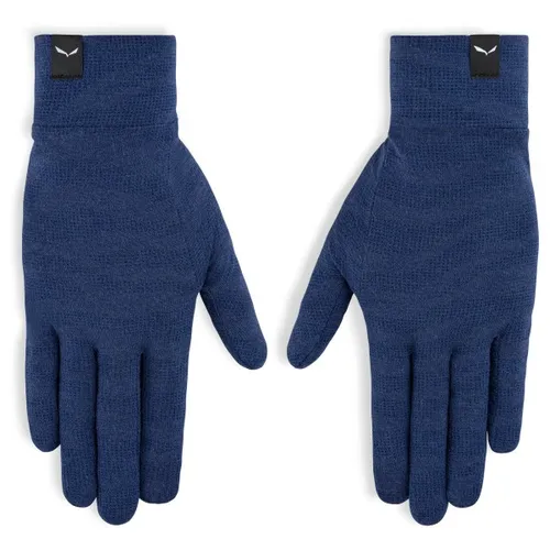 Salewa Cristallo Liner Handschuhe, Blau, XS - Funktionale Handschuhe für Skitourengeher, atmungsaktiv und warm, ideal für alpine Abenteuer. Das moderne Design und die elastische Garnkonstruktion bieten besten Tragekomfort.