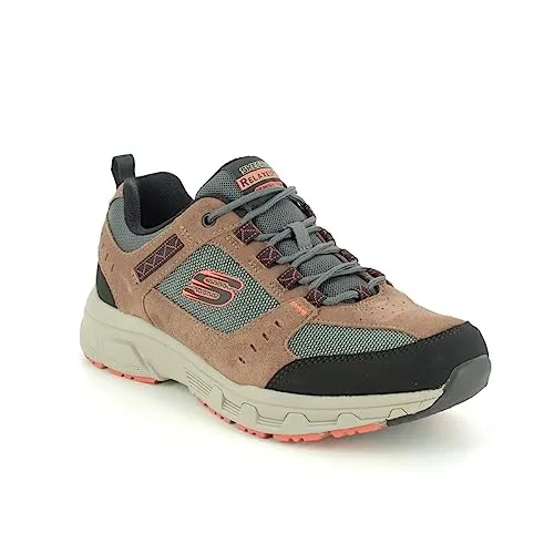 Skechers Herren Half Shoes - Bequeme Sneakers in Braun, Größe 42 EU - Herren-Sneaker aus hochwertigem Wildleder, ideal für den Alltag und bieten hervorragenden Tragekomfort.