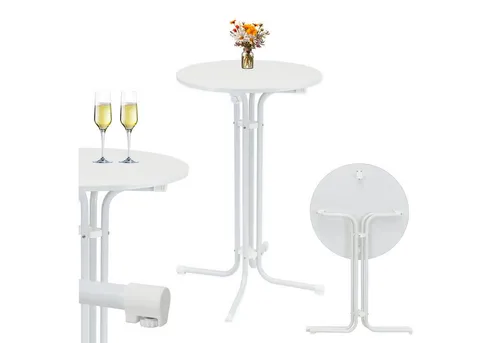 TRUTZHOLM Stehtisch klappbar Ø 70 cm