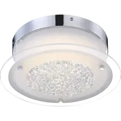 LED Deckenlampe Glaskristall 28 cm für Wohnzimmer