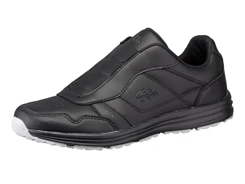 Brütting Classic Run Slipper - Unisex Straßen-Laufschuh in Schwarz, Größe 41 EU - Laufschuhe mit auswechselbarer Fitogen Superlight Comfort Textileinlegesohle für optimalen Tragekomfort und Flexibilität beim Laufen.