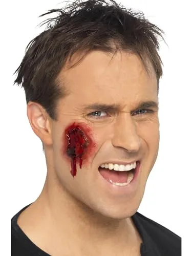 Smiffys Blutige Wunden, Hautfarben, Hollywood-Mutilationen, 12 Stück Halloween
