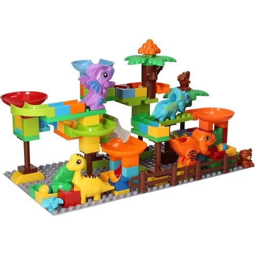 Bauset Blöcke und Murmelbahn Dino (62070422)