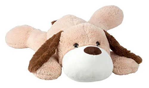 Geschenkestadl XXL Hund Kuscheltier 100 cm - Stofftiere & Teddybären, kuscheliges 100 cm Plüschhund in Braun – ideal als Dekoration und Geschenk für Kinder und Erwachsene.