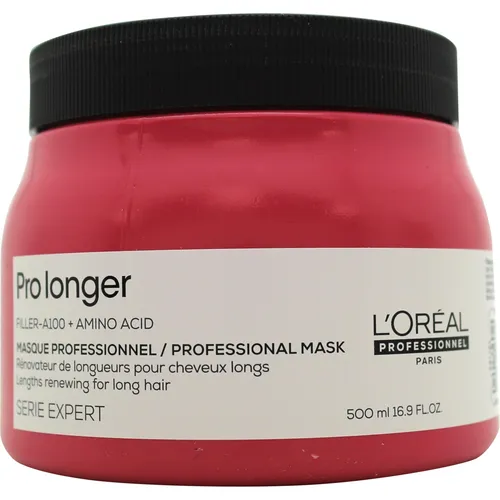 L'Oreal Serie Expert Pro Longer Maske 500 ml - Maske für trockenes Haar, bietet geschmeidige und glättende Ergebnisse, ideal für gesundes und langes Haar. Perfekt für die Kategorie Shampoos & Spülungen.