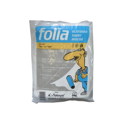 Abdeckfolie 4 x 5m (20m²) 50my