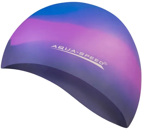 Aqua Speed Badekappe Batik Schwimmkappe – Elastische Silikonmütze für Training & Spaß (Für Training & Freizeit – hohe Widerstandsfähigkeit), Kein Ziepen – angenehmes Auf- & Absetzen ohne Haarschäden