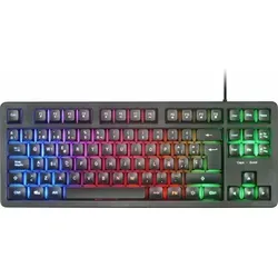 Mars Gaming MK023 - Kabelgebundene RGB-Tastatur mit H-Mech Red Switches - Tastaturen: TKL Gaming-Tastatur mit ergonomischem Design, Anti-Ghosting-Technologie und lebendiger RGB-Beleuchtung für ein intensives Spielerlebnis.