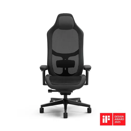Gaming-Stuhl Refine Mesh Dark schwarz