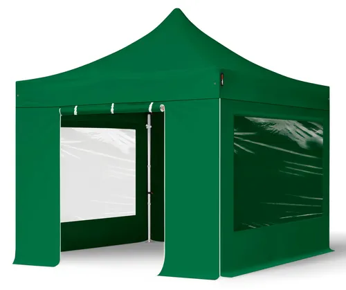 Faltzelt PROFESSIONAL 3x3 m in grün von Toolport