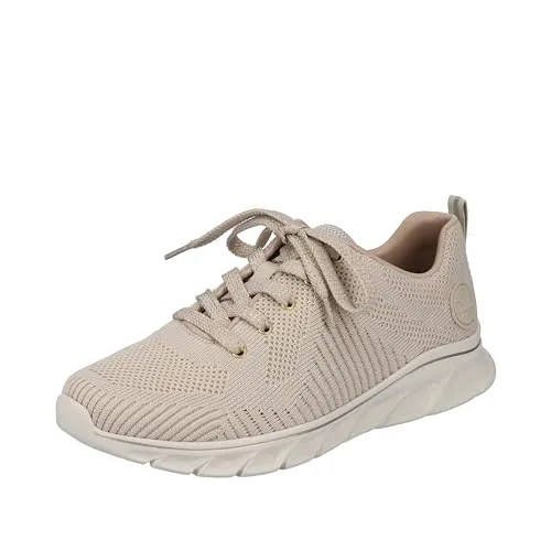 Rieker Damen Halbschuhe 54022 - Bequeme Sneaker für jeden Tag - Damen-Sneaker aus Textil und Synthetik mit Ethylen-Vinylacetat-Sohle, ideal für Komfort und Stil im Alltag.