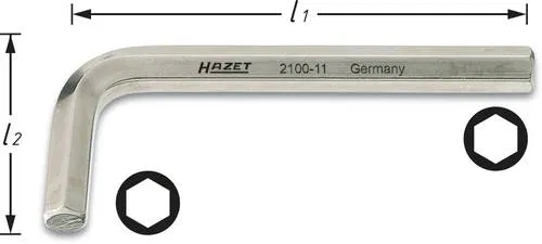 Hazet Innen-Sechskant Winkelschraubendreher 14mm von HAZET