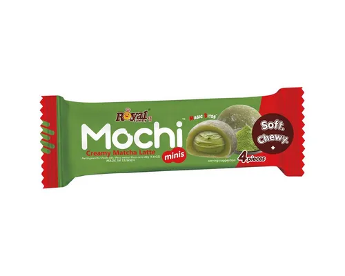 Royal Family Kuchen, Royal Family Mochi Creamy Matcha Riegel Soft Chewy verpackt 40g