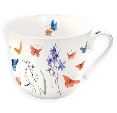 Tasse, Porzellantasse SCHMETTERLINGSWIESE 11,5cm 0,4l Grätz