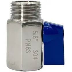 Bierabsperrhahn - Abstellhahn für Keg-Verschluss - Gastronomie Zubehör, ideal für den perfekten Biergenuss, einfaches Aufschrauben auf den Keg mit 5/8