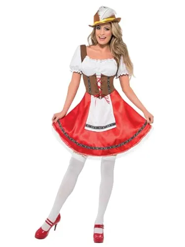 Dirndl Weiß von Smiffys