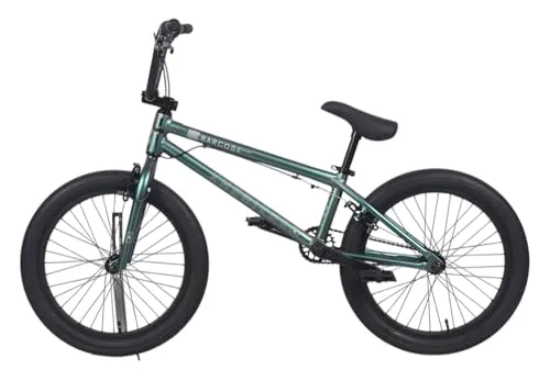 KHEbikes KHE Barcode LL 20 Zoll BMX Fahrrad – 10,4 kg – Aluminium Rahmen – Affix Rotor – 360° Tricks – Doppelkammerfelgen – Flip Flop Grün – 2025