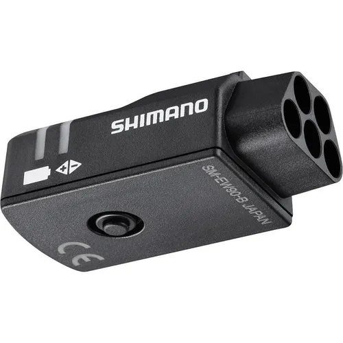 SHIMANO Fahrrad-Verteiler Junction am Cockpit mit 5 Anschlüssen - Produktart: Elektronik Zubehör, ermöglicht eine einfache Verkabelung und Anpassung Ihrer Fahrradkomponenten für optimale Leistung.
