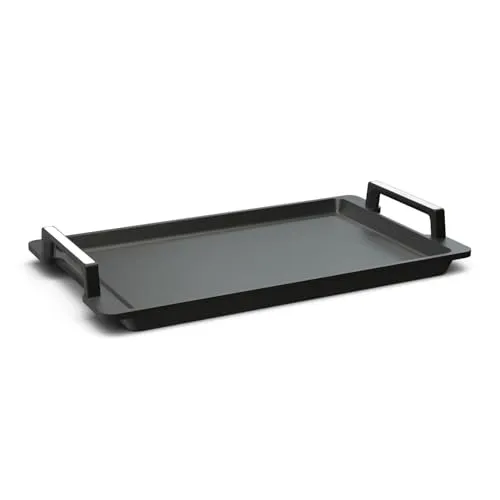 Hoffmann Teppanyaki Grillplatte 41x24 cm – Induktionsfähig mit Seitengriffen - Entdecken Sie die vielseitige Hoffmann Teppanyaki Grillplatte mit optimaler Wärmeverteilung und müheloser Reinigung. Ideal für saftige Steaks und knackiges Gemüse. Hitzebeständig bis 250 °C und handgefertigt in Deutschland.