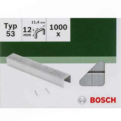 Bosch  Klammern Typ 53 - 11,4 x 0,74 x 12,0 mm 1000 Stk. 2609255822