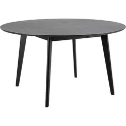 Livetastic Esstisch rund, Schwarz - Moderner Esstisch aus Holzwerkstoff, rund mit 140 cm Durchmesser, robust und stylisch – ideal für Dinner und Spieleabende.