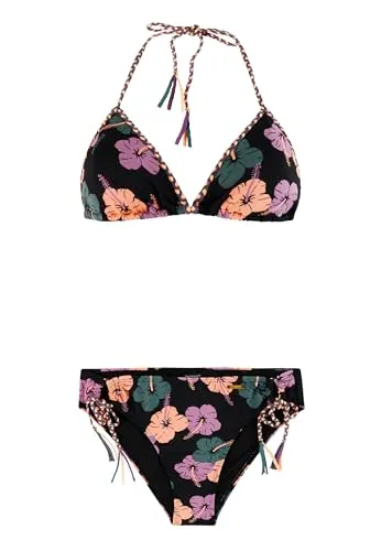 Protest Damen Triangel-Bikini PRTIsa L/40 - Eleganter Triangel-Bikini mit normaler Taille und mittlerer Deckkraft. Die Quickdry-Cups minimieren Wasseraufnahme und bieten schnellen Trocknungsprozess. Abnehmbare Schaumstoffcups sorgen für zusätzlichen Halt. Hergestellt aus recyceltem Material.