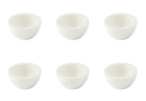 Villeroy & Boch Artesano Original 6er Set Dipschälchen - Pommes- & Dip-Sets, hochwertiges Porzellan, mikrowellensicher und spülmaschinenfest für müheloses Servieren und Reinigen.