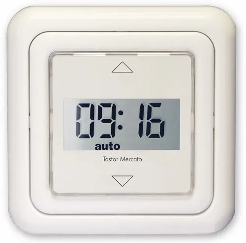 Kaiser Nienhaus Rollladentimer 320060 Tastor Mercato SD - Steuerungen mit benutzerfreundlicher Bedienung und Memory-Funktion, ideal für einfache Programmierung der Schaltzeiten und Anwesenheitssimulation.