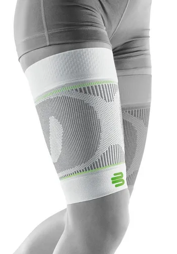 Bauerfeind Sports Compression Sleeves Upper Leg - Sportstulpen weiß S lang - Bandagen & Kompression, bietet intensive Kompression zur Muskelstärkung und fördert die Durchblutung für schnellere Regeneration und geringeres Verletzungsrisiko.
