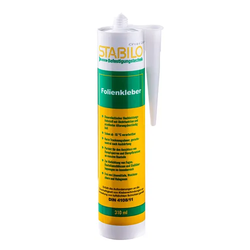 STABILO Befestigungstechnik Stabilo Folienkleber 310ml – Dichtkleber für Dampfbremse & Dampfsperre, ideal für Abdichtungen in Bau & Renovierung 770491